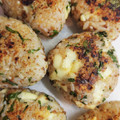 ゆゆ式's cooksnap of when they made 大葉とチーズとおかかの焼きおにぎり.