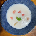 ぬまづわらい's cooksnap of when they made 今だけ！季節限定 簡単絶品 桃のスープ.