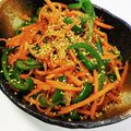 くみちょ～～'s cooksnap of when they made ピーマンとにんじんのおかか炒め.
