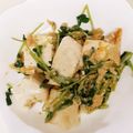 のりりん11's cooksnap of when they made 節約ボリューム副菜！豆腐と豆苗の卵とじ！.