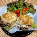あい♪らんど's cooksnap of when they made 簡単焼肉ライスバーガー♪ランチやお弁当に.