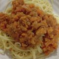 クックGUG4I2☆'s cooksnap of when they made 給食人気メニュー　スパゲティミートソース.