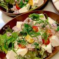あい♪らんど's cooksnap of when they made 豆腐と豚冷しゃぶのサラダ.