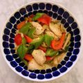 クックLDX6TD☆'s cooksnap of when they made 鶏むね肉とパプリカのタイ風炒め.
