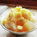 ダッフィーニーうに's cooksnap of when they made 桃でかき氷シロップ風.