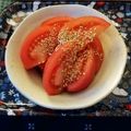 ☆hikonyan☆'s cooksnap of when they made *＊トマトの中華サラダ＊*ごまポン酢.