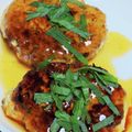 ☆う～ママ☆'s cooksnap of when they made 簡単♪鶏ひき肉と大葉の和風ハンバーグ.