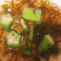 クックS5N2AF☆'s cooksnap of when they made 簡単オクラとめかぶの酢の物.