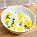 ゆづキッチン's cooksnap of when they made 小松菜と卵の 混ぜご飯.