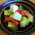 kyaga's cooksnap of when they made ★トマトとアボカドと豆腐のマリネ★.