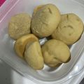 niseqoo's cooksnap of when they made おやつにぴったり♪たまごパン♪発酵なし♪.