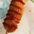 バニラとソラ's cooksnap of when they made 【韓国】チーズハットグ.