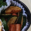 G_Yossan's cooksnap of when they made ズッキーニと魚ソーセージのバター醤油炒め.