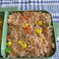 クック49L4Ho☆'s cooksnap of when they made 冷やご飯で☆レンチンケチャップライス.