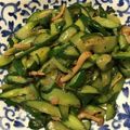 サバシロ's cooksnap of when they made きゅうり中華炒め♪きゅうり大量消費.