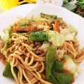 ゆるмαмα's cooksnap of when they made 簡単★風月風♡太麺ソース焼きそば.