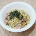 パンダ達の母です。's cooksnap of when they made 【楽めし】ベーコンのレモン醤油パスタ.