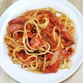 カプチーナ！'s cooksnap of when they made トマトソースでナポリタン.