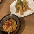 えりすけ◡̈⃝'s cooksnap of when they made お年寄り絶賛シリーズ☆うど葉先☆天麩羅☆.