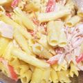 クックX9QRAV☆'s cooksnap of when they made カニかまと粉チーズのマカロニサラダ！.