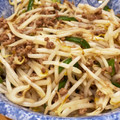 ママメイン！時々子供's cooksnap of when they made もやしと挽き肉の中華炒め。.