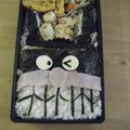 3姉妹ちゃんママ's cooksnap of when they made キャラ弁☆バイキンマン のり弁簡単♪.