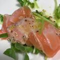 ぴのこＹ＆Ｒ's cooksnap of when they made 魚介の前菜マスタードソースのカルパッチョ.