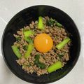 虹空ゆちゃ's cooksnap of when they made ひき肉と青梗菜のピリ辛丼.