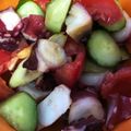 ♡mio1216♡'s cooksnap of when they made 夏野菜とタコの中華マリネ.