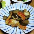 和☆2049's cooksnap of when they made ☺鶏皮とナスのにんにく炒め煮☺.