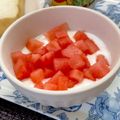 ☆あいちゃん's cooksnap of when they made スイカdeヨーグルト.