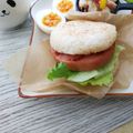 mamaRD's cooksnap of when they made 簡単焼肉ライスバーガー♪ランチやお弁当に.