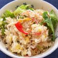 ちゃまたまご's cooksnap of when they made レタスとしらすとカニカマのチャーハン♪.