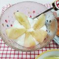 在宅勤務のおじさん's cooksnap of when they made ✿ちょっと贅沢✿桃ヨーグルト.