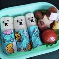 よしゆか62's cooksnap of when they made 白クマちゃんのロールサンド❤簡単キャラ弁.