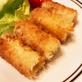 いやんのん＊'s cooksnap of when they made とろけるチーズのちくわ揚げ.