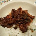 chokopuu's cooksnap of when they made 超簡単！気楽にビーフストロガノフ.