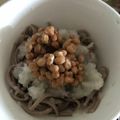 Yokchina's cooksnap of when they made ✿納豆おろしそば✿.