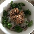 Yokchina's cooksnap of when they made 納豆＊梅のさっぱり☆冷やしそばorうどん.