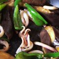 ★ゆっちび☆'s cooksnap of when they made なすイカピーマンのオイスターソース炒め.