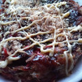 ねこはがき's cooksnap of when they made たこ焼き粉　併用のパリパリ　お好み焼き.