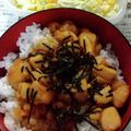 ジンパ's cooksnap of when they made とり天丼.