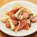 かなりんココりん's cooksnap of when they made ソーセージとエリンギの炒め物♪.