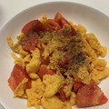 ねこねこどんどん３'s cooksnap of when they made ごま油香る♪かんたんトマトと卵の中華炒め.