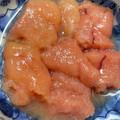 狸の尻尾's cooksnap of when they made 新鮮な たらこ 明太子 まず一口は~.