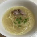 papikun's cooksnap of when they made 簡単白だしラーメン.