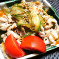 dimbula121's cooksnap of when they made きゅうりと豚の中華風ごまあえ.