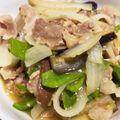 クックBWK169☆'s cooksnap of when they made 豚こまとナスピーマンの甘味噌炒め.