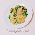 まあまま☆0403's cooksnap of when they made 【お家で簡単中華】海老とニラの卵炒め.