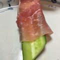 toshio39's cooksnap of when they made きゅうりの生ハム巻き.
